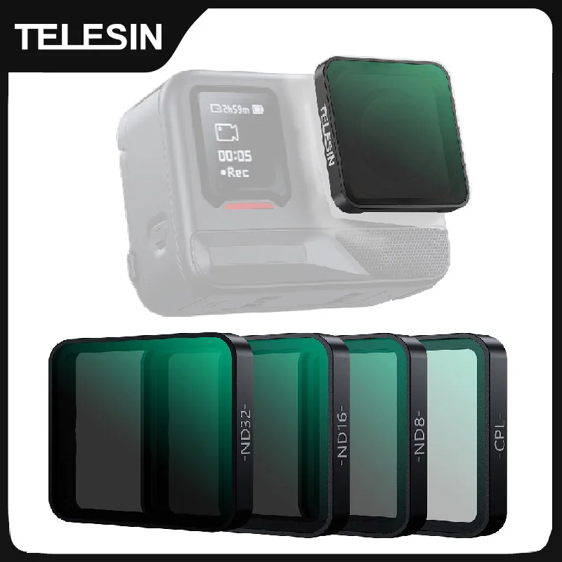 Nd Filter Set - TELESIN CPL ND8 ND16 ND32 レンズフィルターセット