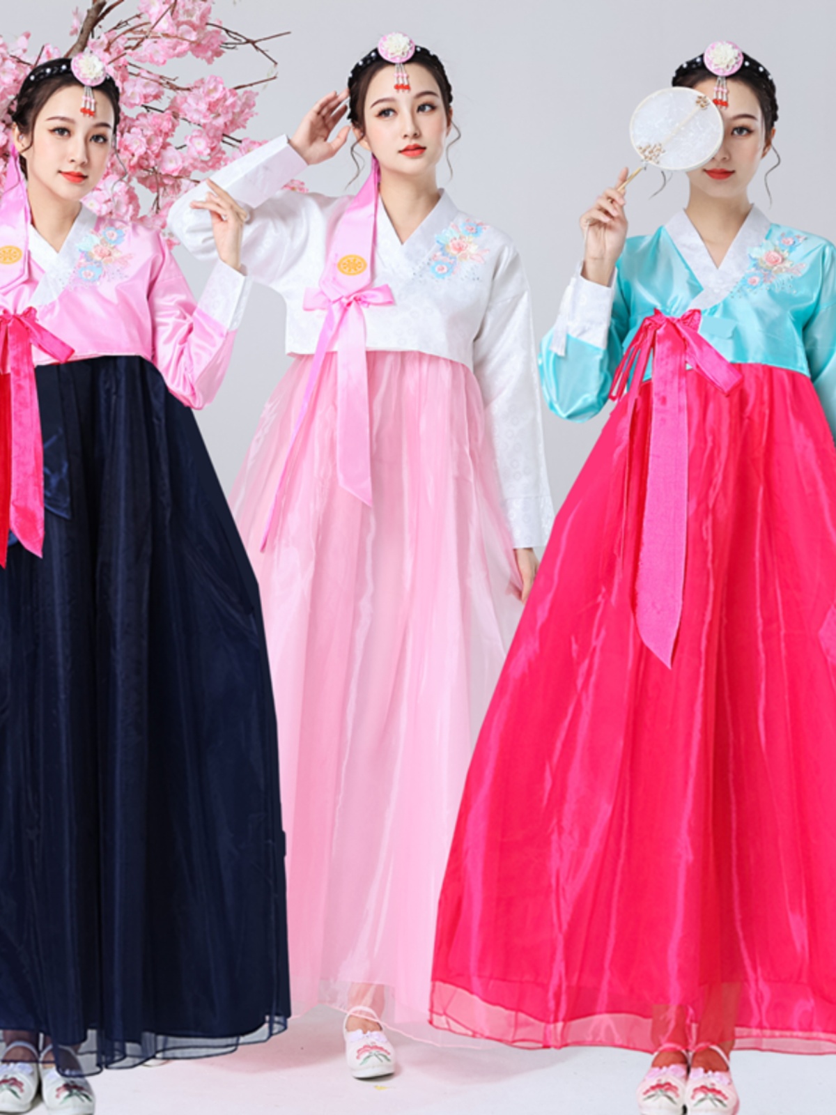 Photography Outfits - 新しい韓国宮廷女性用ダンス衣装学生パフォーマンスセレモニー伝統的な民族舞踊衣装写真スタジオポートレート