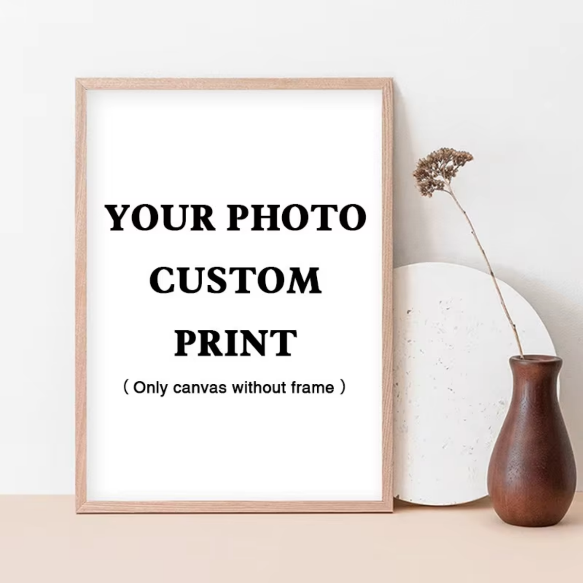 Photography Interior - パーソナライズされたカスタムキャンバスプリント写真カスタムポスター家族生活ペットアニメ誕生日結婚式風景家の装飾ギフト