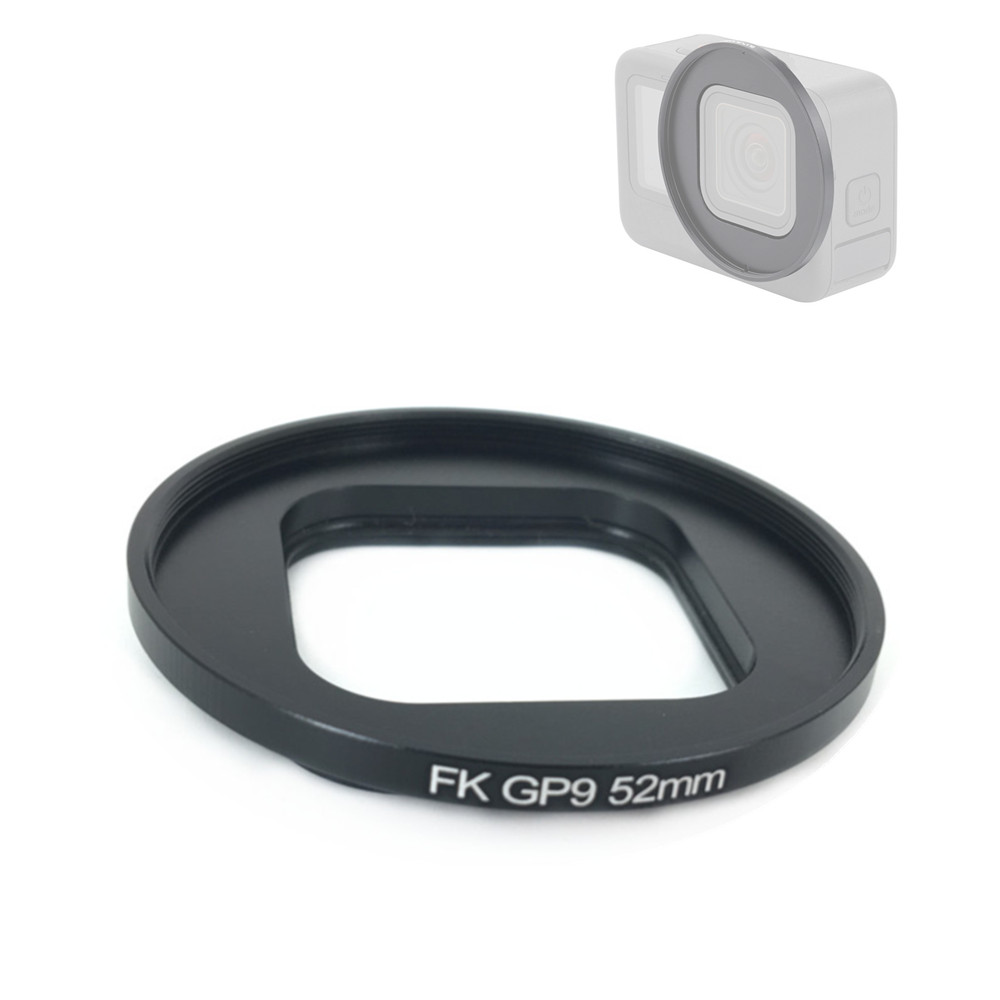 Gopro Action Camera Hero 13 Black - 52mm レンズフィルターアダプターリング ブラック GoPro Hero 9