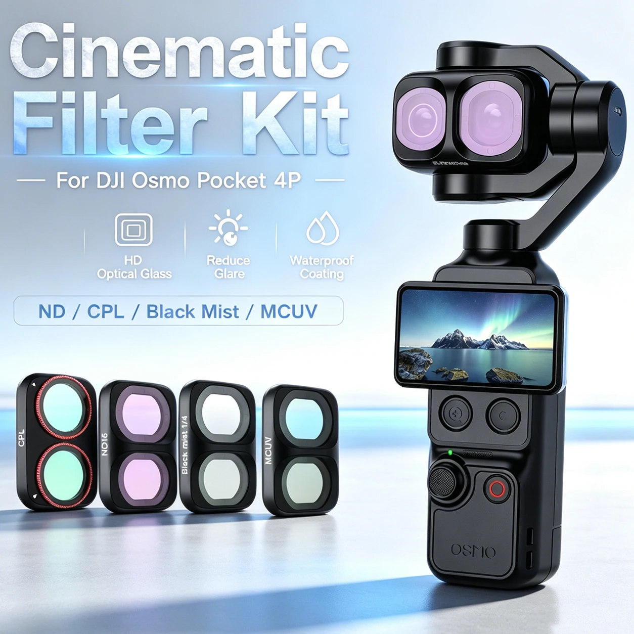 Nd Filter Set - DJI Osmo Pocket 4 PRO用カメラレンズフィルターキット ND