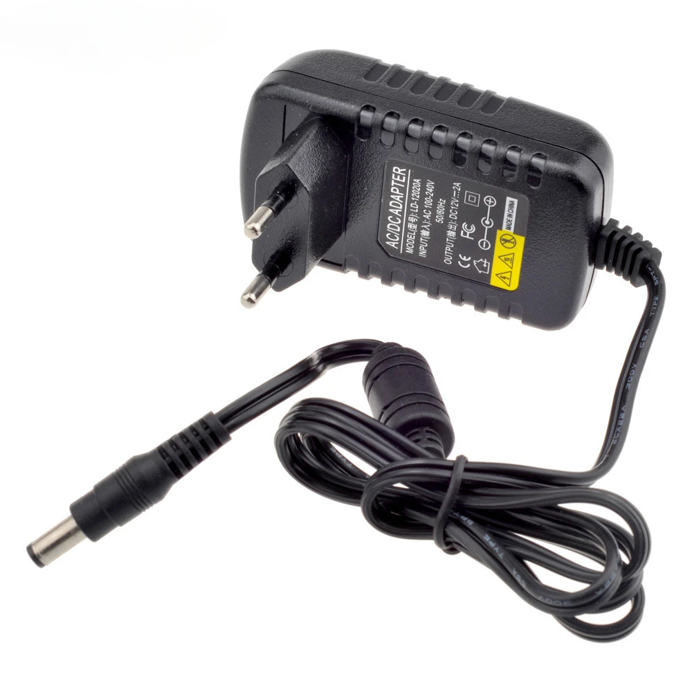 Photography Uk - CCTVおよびIPカメラ用の電源アダプター,アダプター,DCコンバーター,EU,uk,usプラグ,5.5mm x 2.1mm, 12v,2a,ac 100v-240v,2000ma用