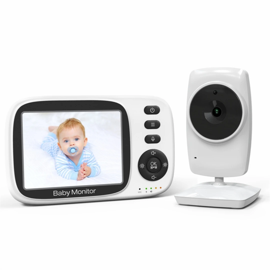 Photography Uk - BabyStar 3.2 インチワイヤレスビデオベビーモニター子守唄自動ナイトビジョン双方向インターホン温度監視ベビーシッター