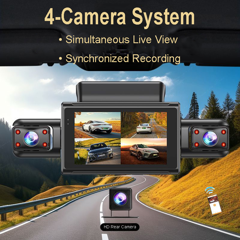 Timelapse Controller - 4K 4CH 隠し型車載DVR アプリ対応 24時間駐車モード Gセンサー
