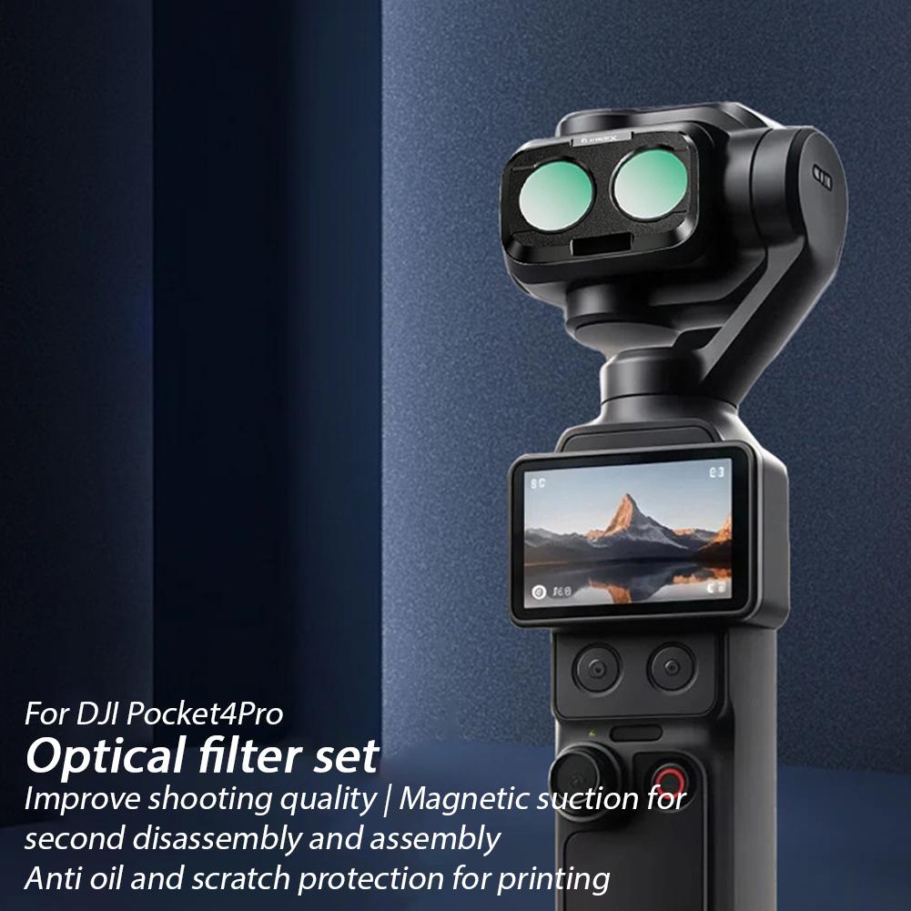 強化ガラスレンズフィルターセット Osmo Pocket 4 - Nd Filter Set のレビューと価格