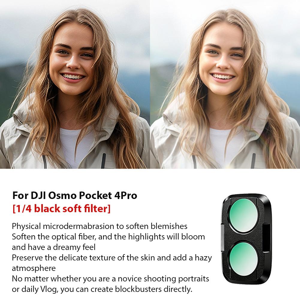 強化ガラスレンズフィルターセット Osmo Pocket 4 - Nd Filter Set のレビューと価格