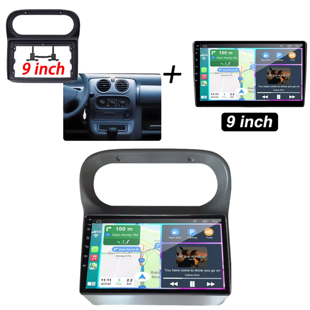 Android 16 カープレイステレオ ルノー トゥインゴ - Photograph Mp3 のレビューと価格