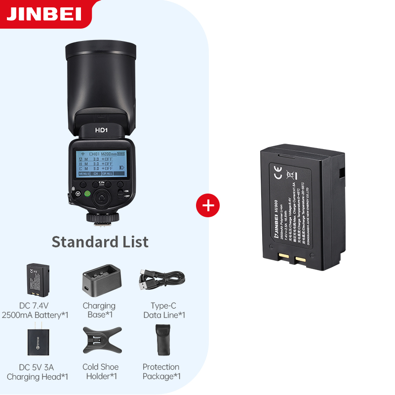 JINBEI HD-1ラウンドヘッドHSSスピードライト屋外 - Photography Kit のレビューと価格