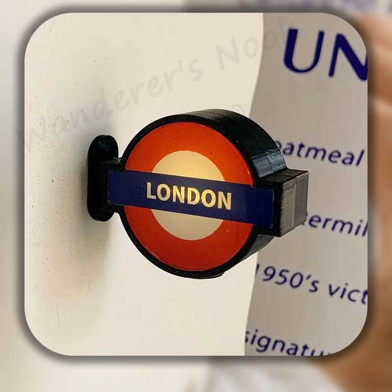 ロンドン地下鉄ラウンデルライトアップ冷蔵庫マグネット発光駅標 - Photography Uk のレビューと価格