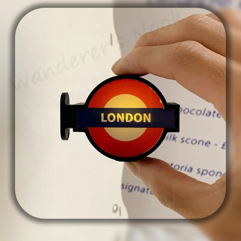 ロンドン地下鉄ラウンデルライトアップ冷蔵庫マグネット発光駅標 - Photography Uk のレビューと価格