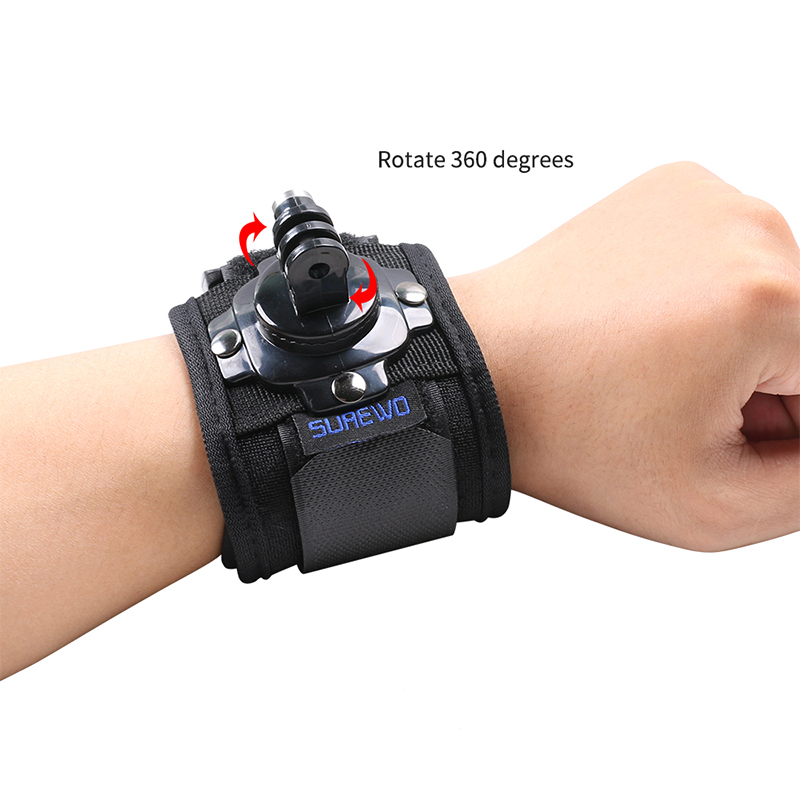 Surewo-リストストラップマウント、ブラック、gopro - Gopro Action Camera Hero 13 Black のレビューと価格