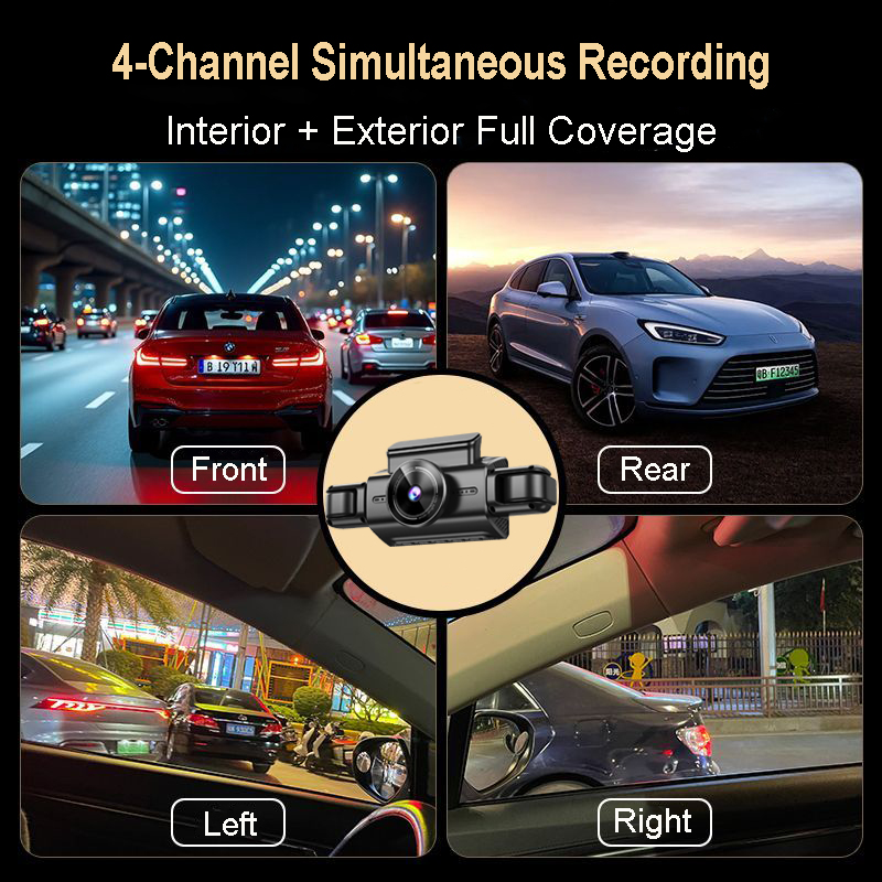 4K 4CH 隠し型車載DVR アプリ対応 24時間駐車モー - Timelapse Controller のレビューと価格
