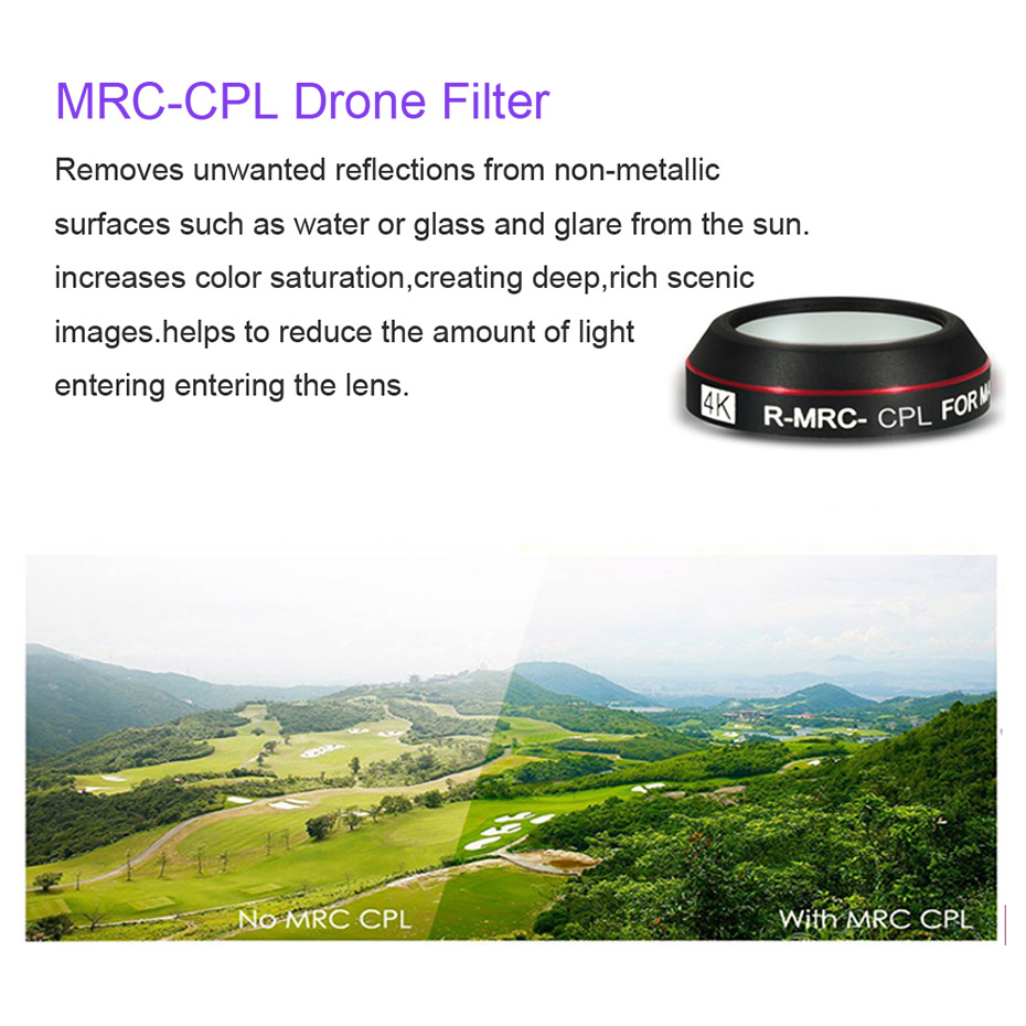 ドローン用フィルターセット,dji用mavic pro cp - Nd Filter Set のレビューと価格