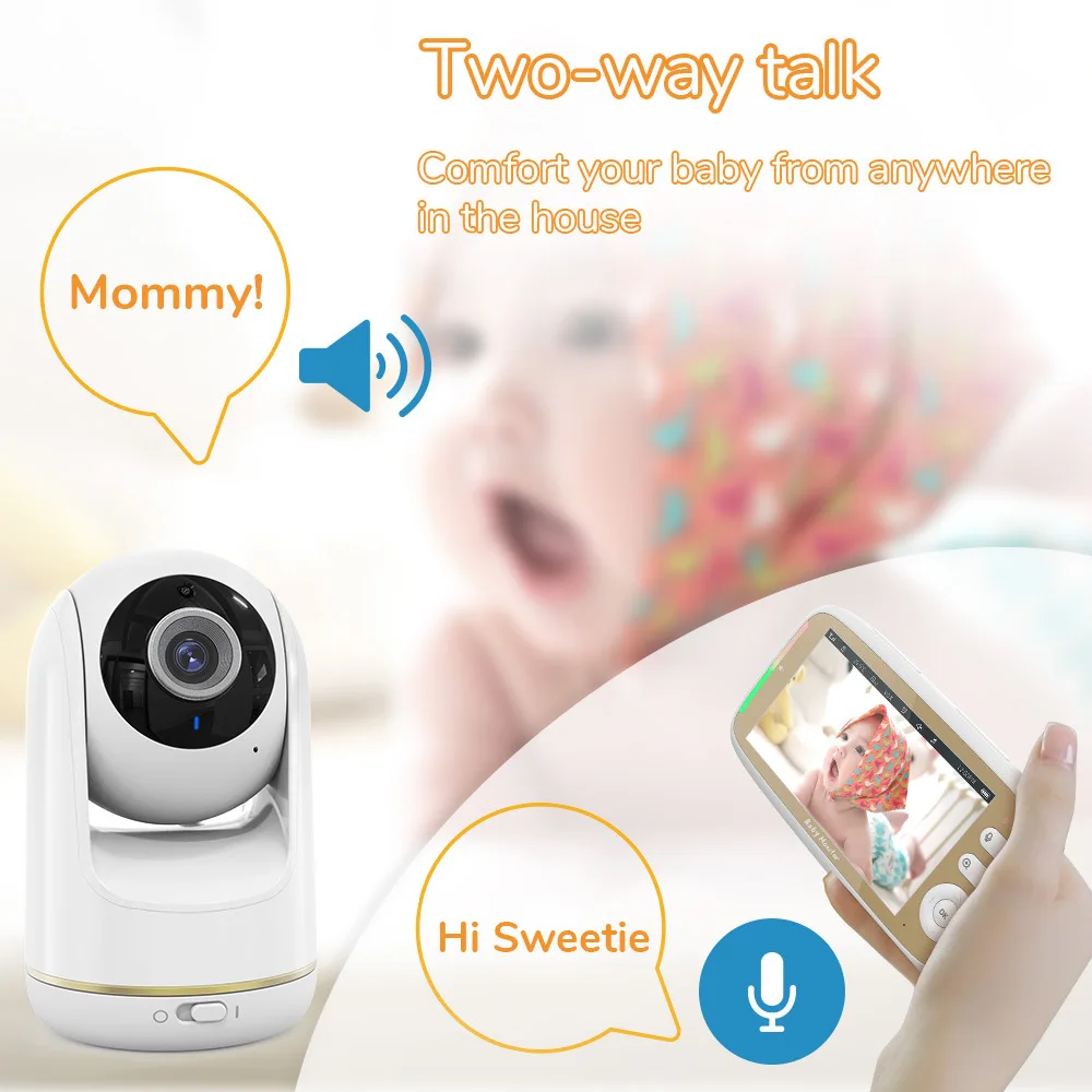 5 インチの屋内赤ん坊のモニター、720P のより大きい表示 - Photography Uk のレビューと価格