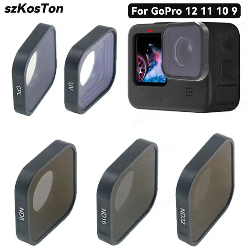 UV CPL ND8 ND16 ND32 フィルター GoP - Gopro Action Camera Hero 13 Black のレビューと価格