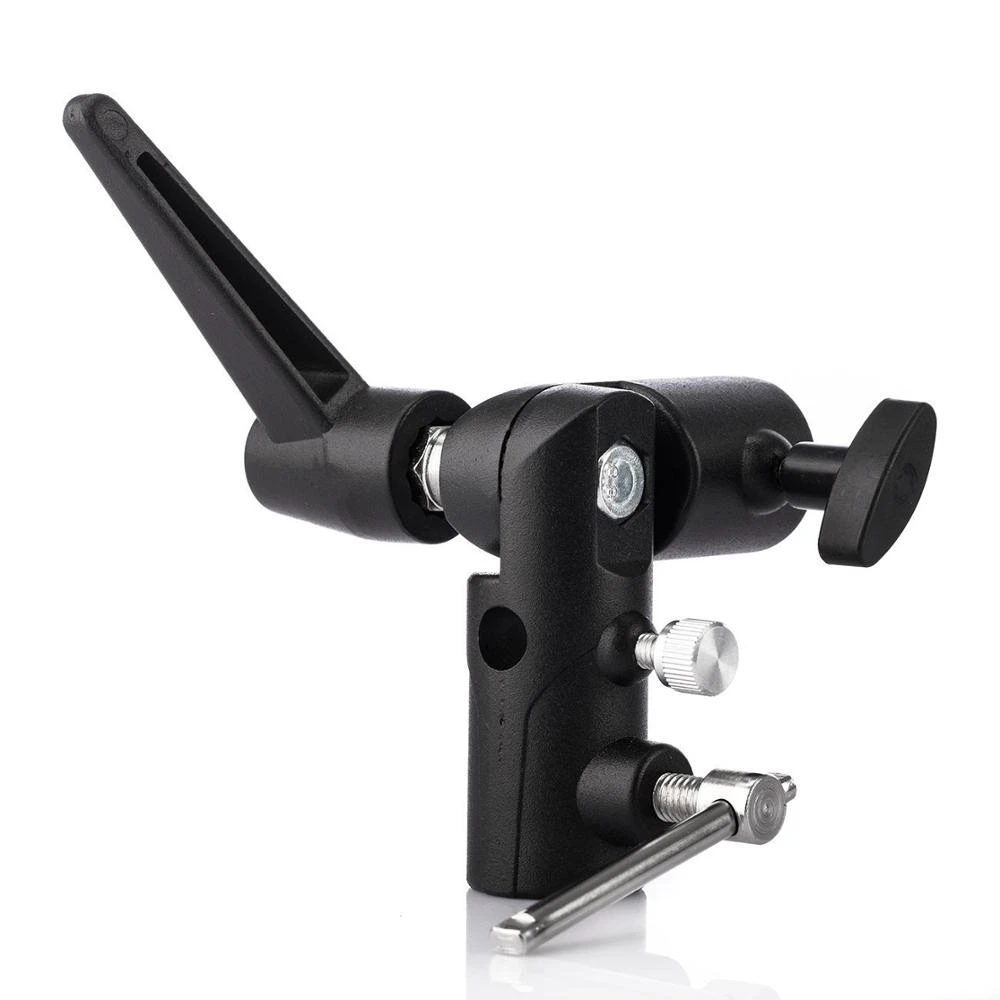 フラッシュブラケットホットシュー傘ホルダーライトスタンドブラ - Photography Umbrella Lighting Kit のレビューと価格