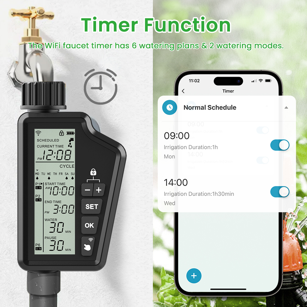 AVATTO WiFiスマートウォータータイマー ガーデンフ - Timelapse Controller のレビューと価格