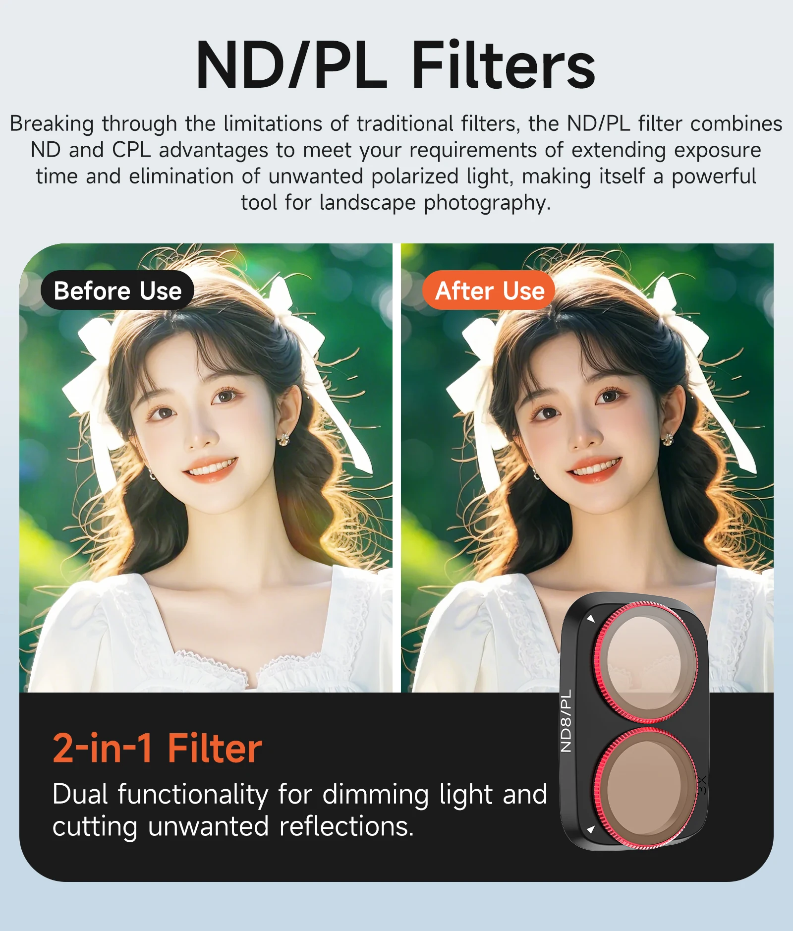 DJI Osmo Pocket 4 PRO用カメラレンズフィ - Nd Filter Set のレビューと価格
