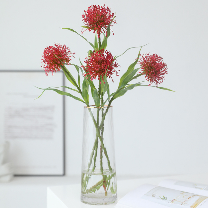 5 個のピンクッションフラワー人工プラスチック花結婚式の装飾 - Photography Graduation のレビューと価格