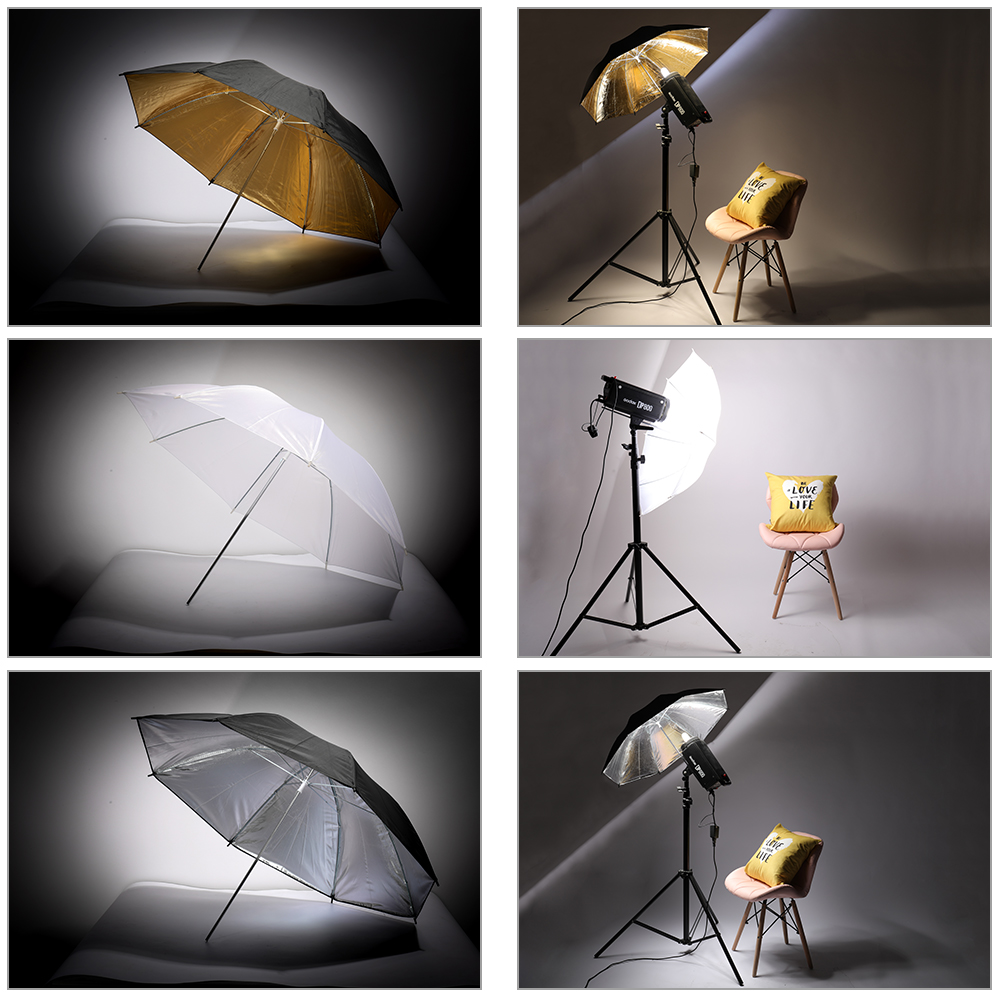 写真撮影照明キット アンブレラ フォト背景 フォトブース背景 - Photography Umbrella Lighting Kit のレビューと価格