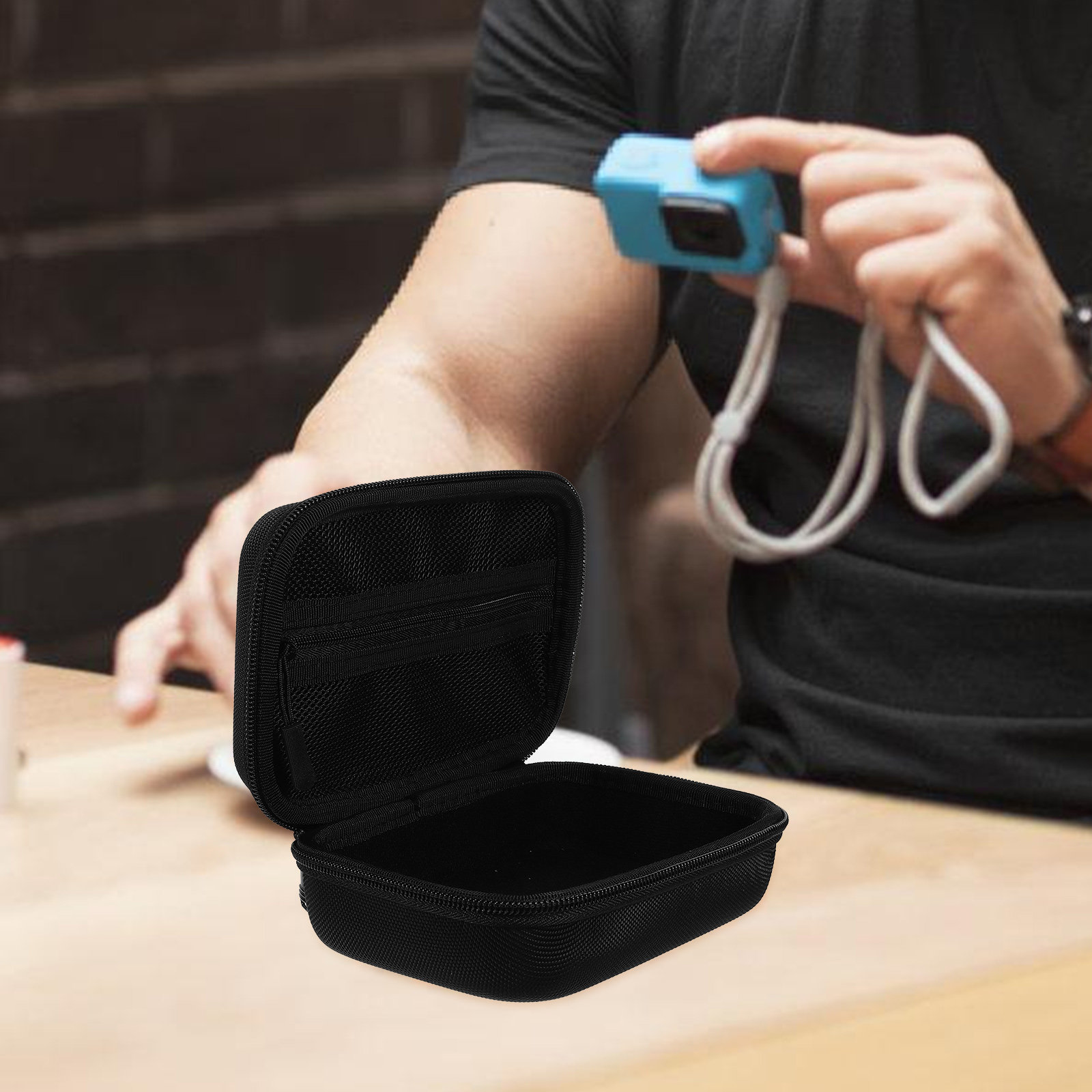 小型カメラバッグ トラベルハードケース DIYグリッドデザイ - Photography Outdoor のレビューと価格