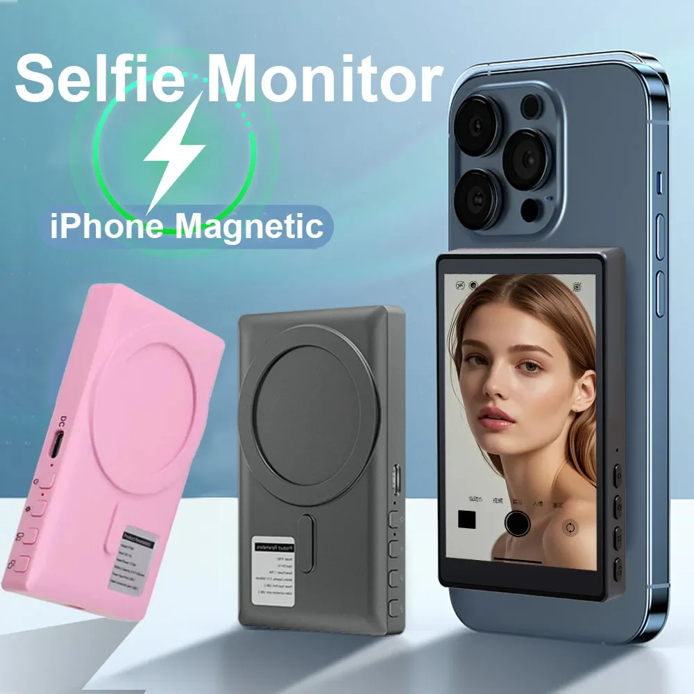 ワイヤレスモニター リアカメラスクリーン スマートフォン用セ - Photography Videography のレビューと価格