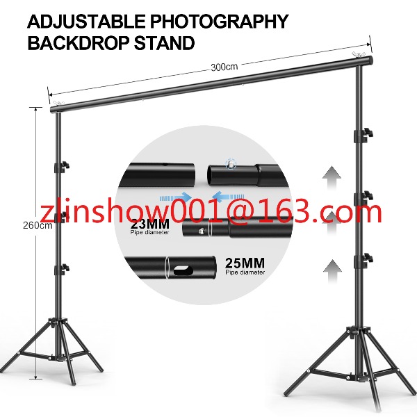写真スタジオ機材 2.6*3m/2*3m 背景スタンド 撮影 - Photography Umbrella Lighting Kit のレビューと価格