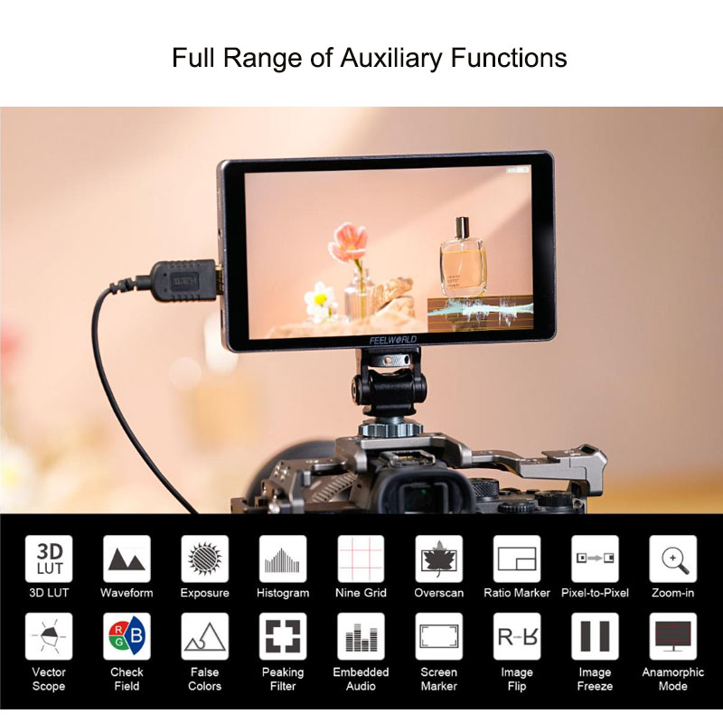 FEELWORLD P6XL 6インチ撮影用モニター アルミ - Photography Uk のレビューと価格