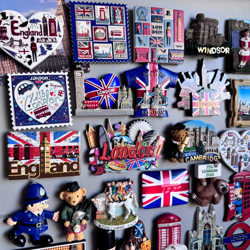 イギリスのお土産 イギリスの冷蔵庫用マグネット イングランド - Photography Uk のレビューと価格