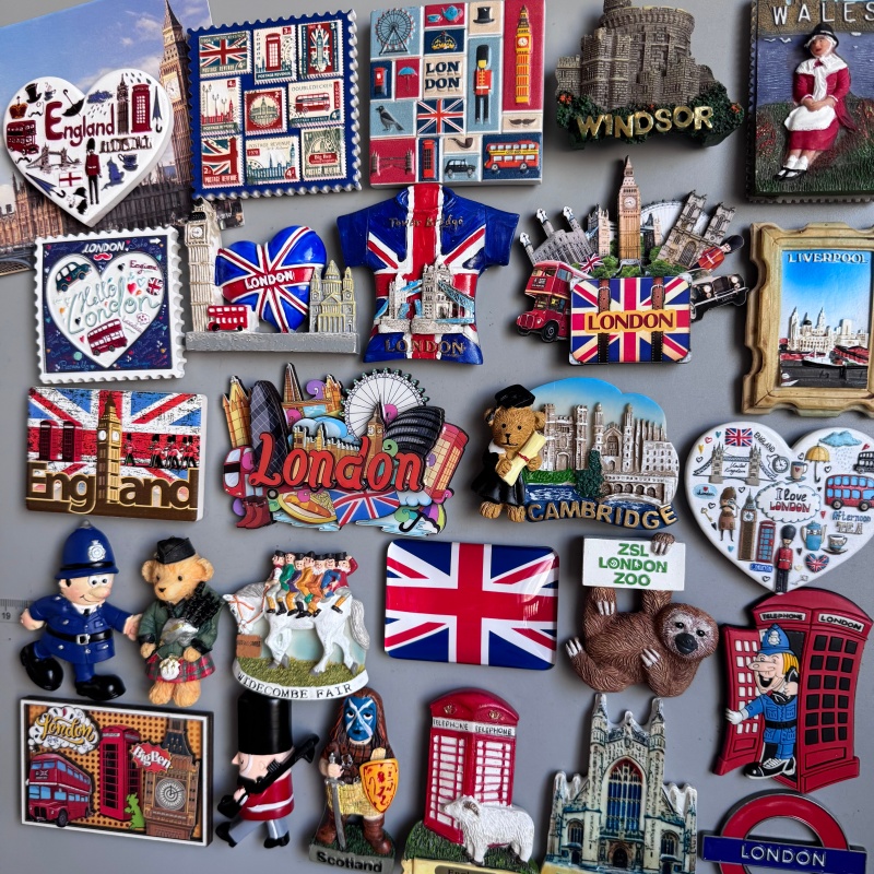 イギリスのお土産 イギリスの冷蔵庫用マグネット イングランド - Photography Uk のレビューと価格