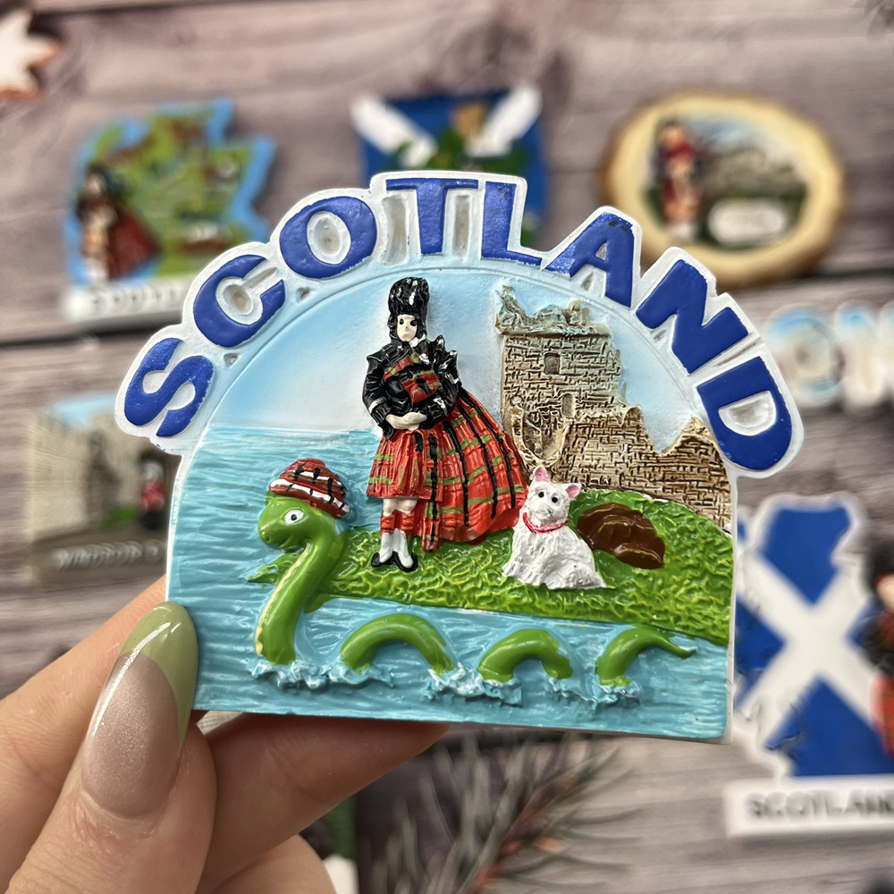 英国エディンバラ スコットランド ロンドン 3D冷蔵庫マグネ - Photography Uk のレビューと価格