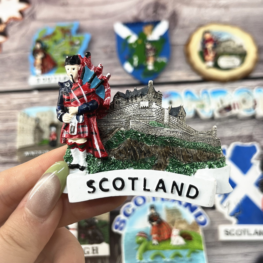英国エディンバラ スコットランド ロンドン 3D冷蔵庫マグネ - Photography Uk のレビューと価格