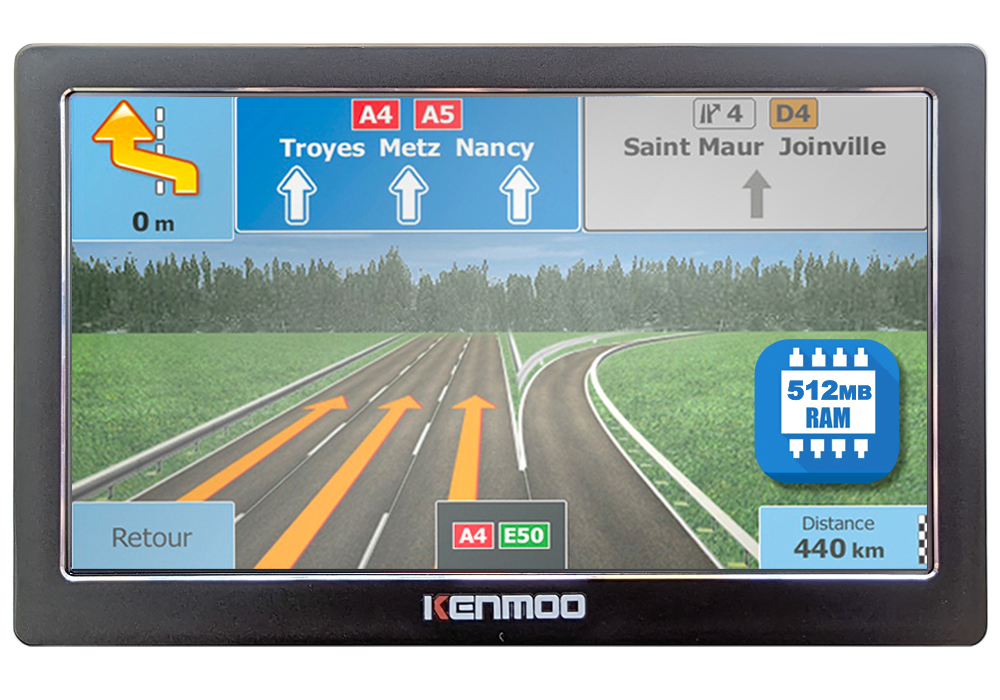 7インチHD GPSポータブルナビゲーション、512MB R - Photograph Mp3 のレビューと価格