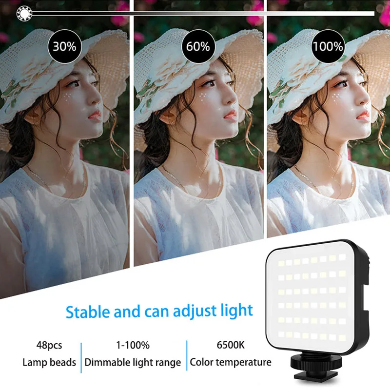 LEDライト 撮影ランプ ライブ配信 ポケットRGBライト  - Photography Umbrella Lighting Kit のレビューと価格