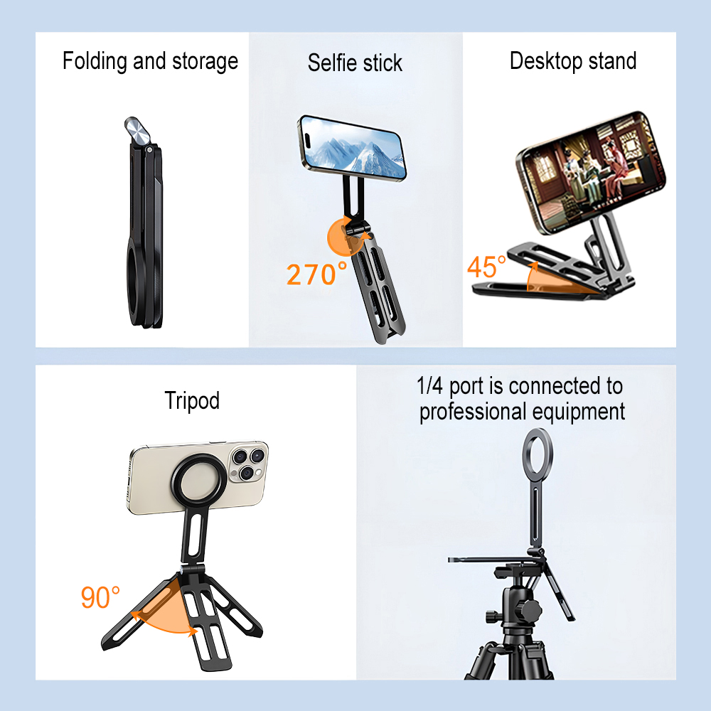 マグネット式スマホホルダー 四軸360度回転 °   回転折 - Photography Outdoor のレビューと価格